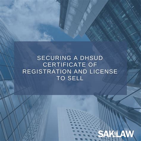 dhsud certificate of registration|DHSUD to issue temporary licenses to sell to developers.